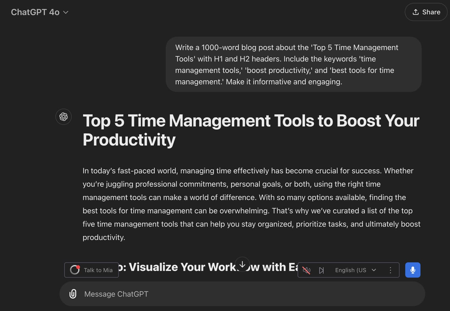 Talentdu Writing an SEO-optimized blog in under 1 hour using AI tools