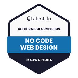 No Code Web Design Certificate