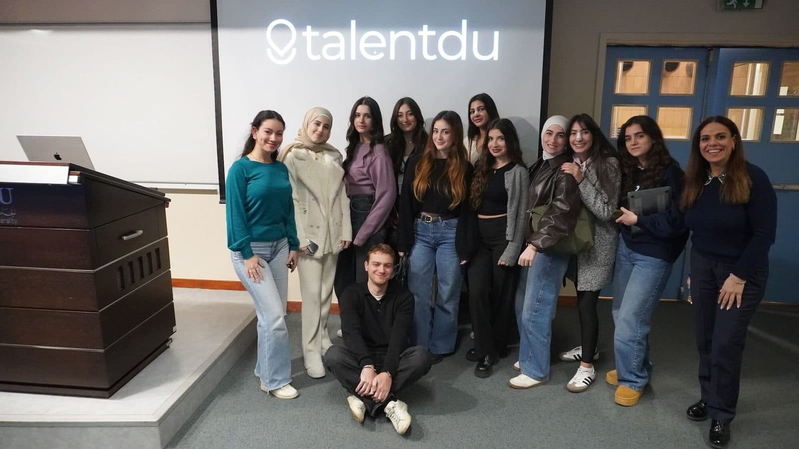A Talentdu cohort in class with their instructor