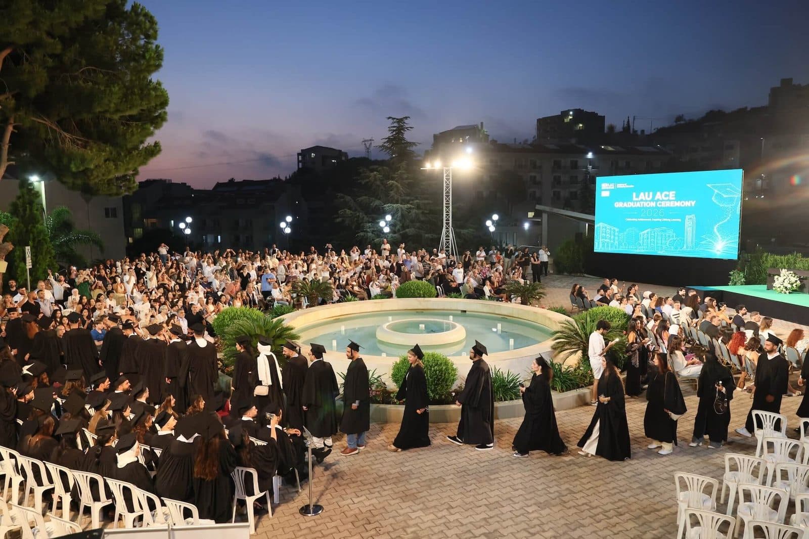 The annual graduation ceremony with LAU ACE
