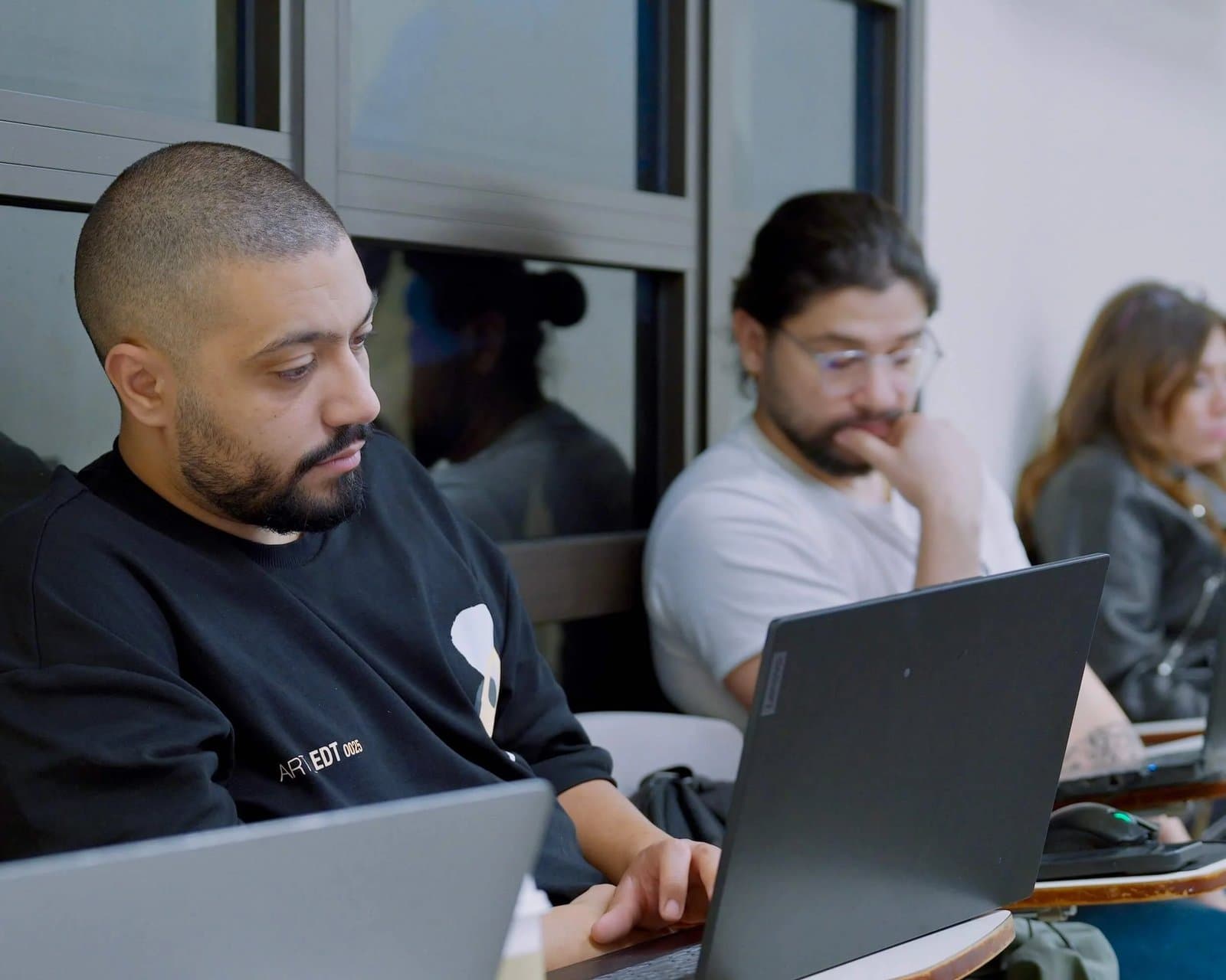 Talentdu graduates celebrating at a certificate ceremony